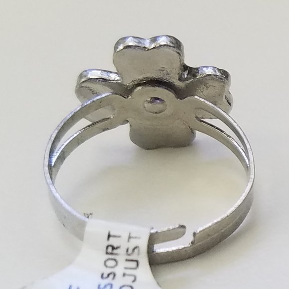 MENS Set of 3 MOOD RINGS clovers & statement NEW - Picture 2 of 9